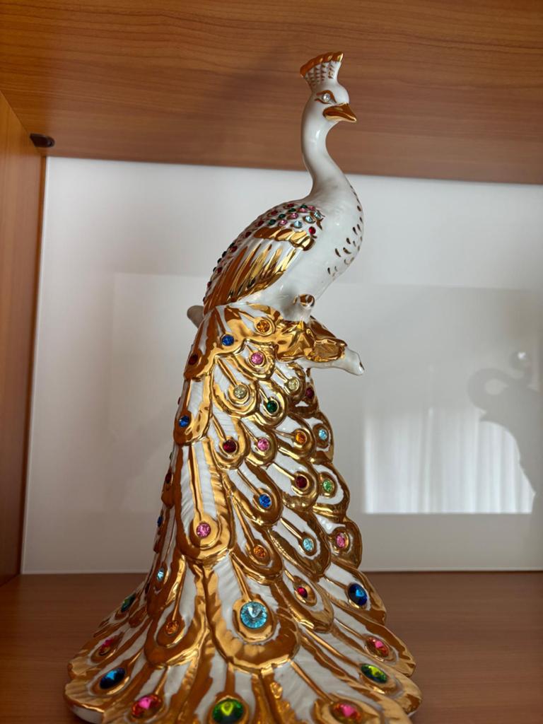 Pauw Capodimonte Swarovski, Enlèvement, Comme neuf, Animal