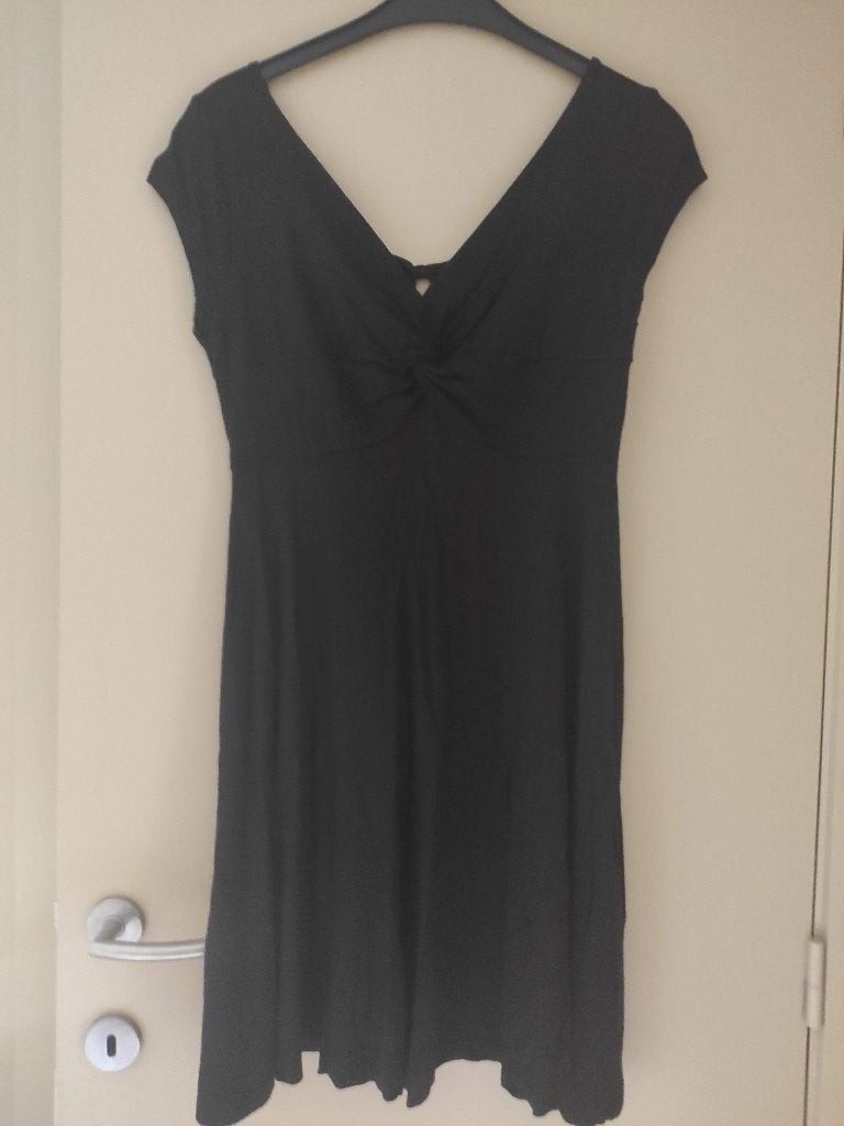 Zwart kleedje, Vero moda, maat L, stof in tricot, Ophalen, Vero Moda, Zwart, Maat 42/44 (L)