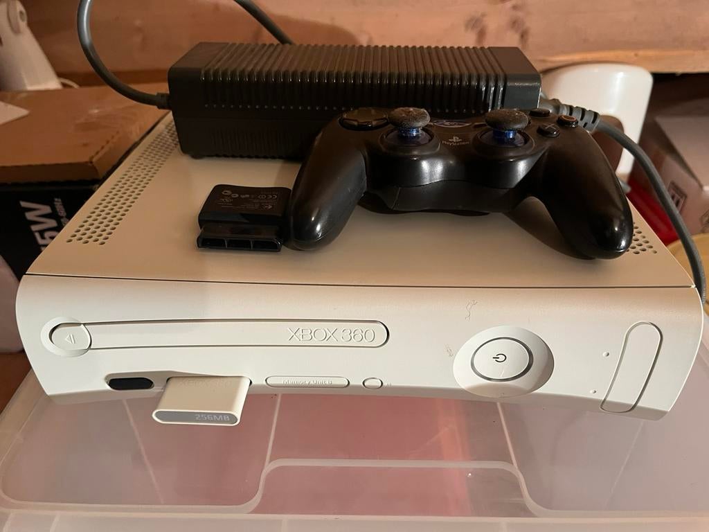 Xbox 360 met controller en games, Ophalen, 360 Arcade of Core, Met 1 controller, Gebruikt