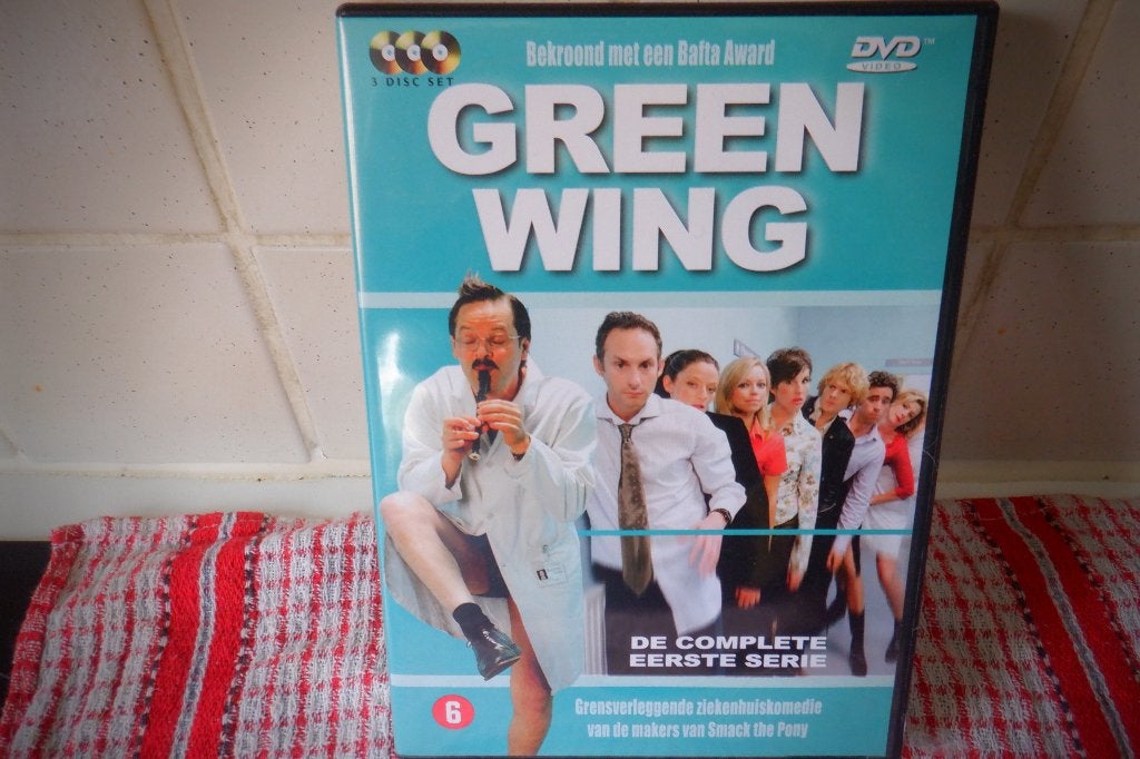 DVD De Complete Eerste Serie Green Wing(3DVD'S), Cd's en Dvd's, Actiekomedie, Verzenden, Boxset, Zo goed als nieuw