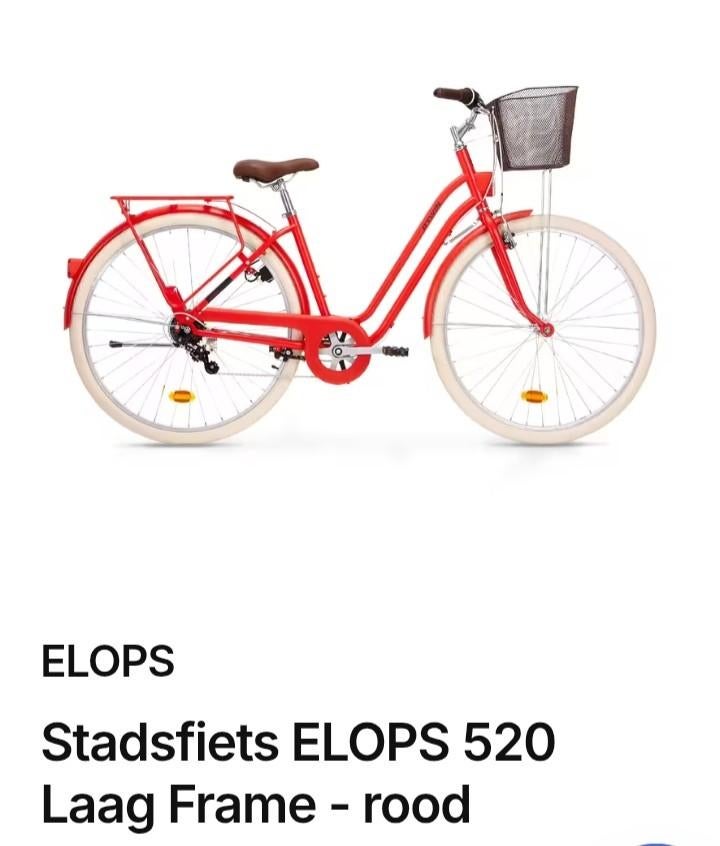 Rode fiets, Fietsen en Brommers, Fietsen | Dames | Omafietsen, Ophalen