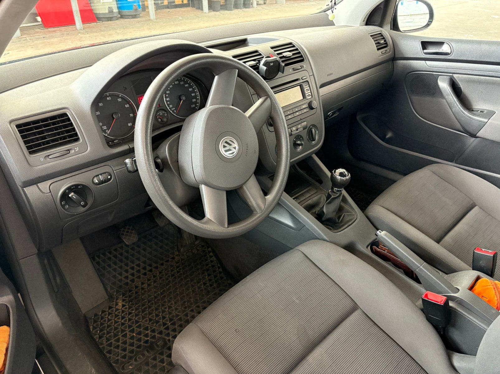 Golf 5, Voorwielaandrijving, Stof, Zwart, Elektrische ramen