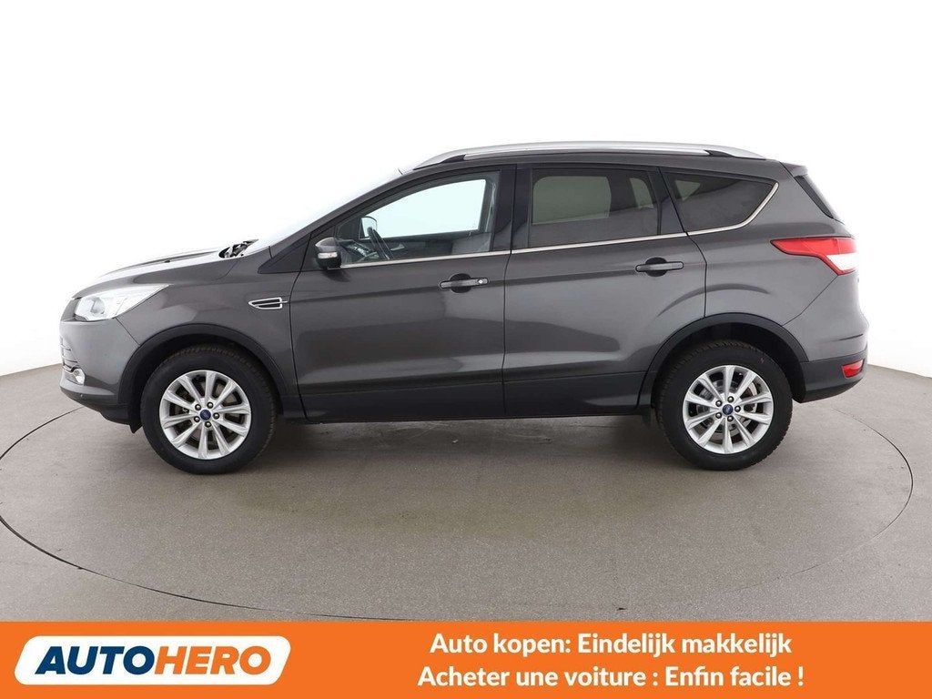 Ford Kuga 1.5 EcoBoost Titanium (bj 2015, automaat), Auto's, Automaat, 182 pk, SUV of Terreinwagen, Zilver of Grijs