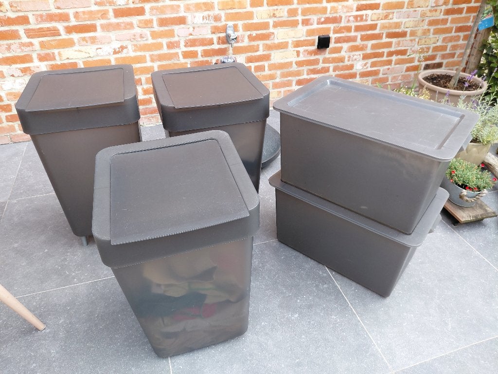 Wasmanden/ opbergerboxen, Ophalen, Gebruikt, Wasmand