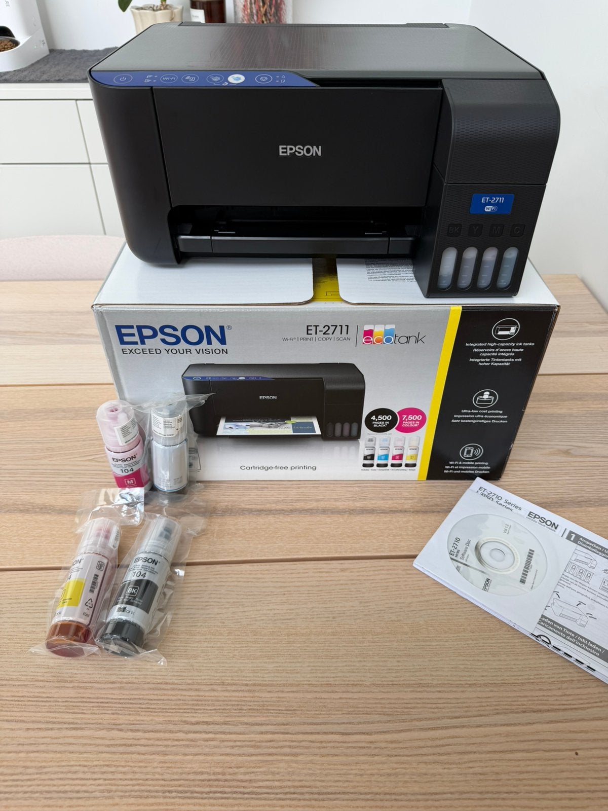 Epson ET-2711, Enlèvement, Utilisé, Imprimante