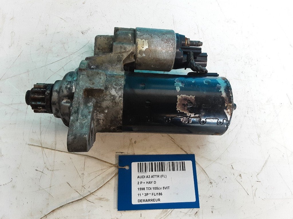STARTMOTOR Audi A3 (8P1) (01-2003/08-2012) (02Z911024), Gebruikt, Mevr. I. Hauben, Audi, Rue de l'Espoir 34 34
4030  GRIVEGNÉE, BE