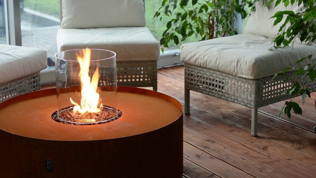 planika  galio fire pit corten, Tuin en Terras, Ophalen, Zo goed als nieuw, Planika