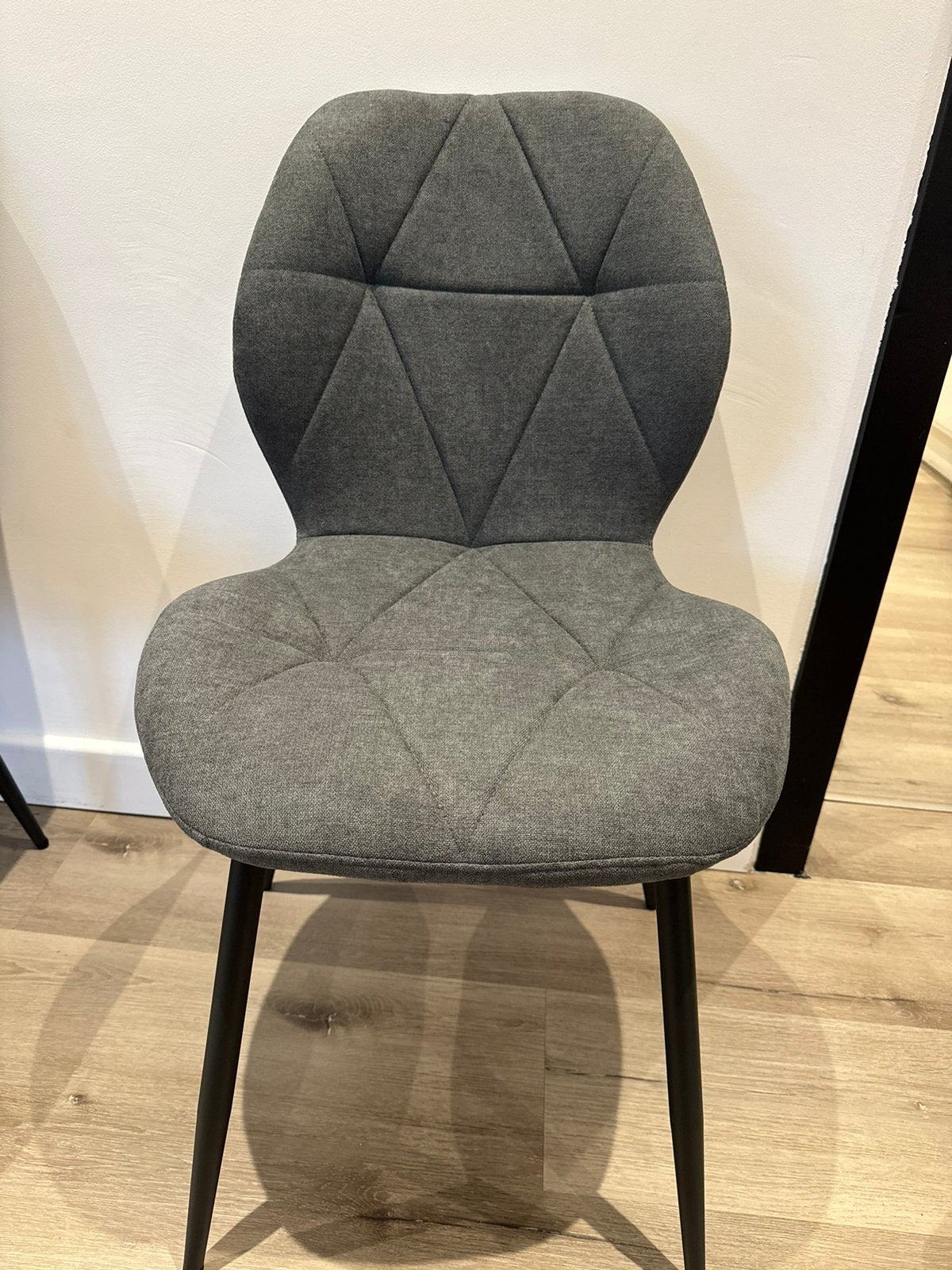 Grijze eetkamer stoelen te koop 8 beschikbaar, Huis en Inrichting, Ophalen of Verzenden, Zo goed als nieuw