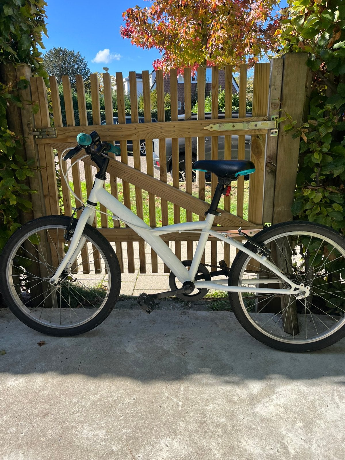 B’Twin Original 100 kinderfiets 20 inch – wit (6-9 jaar), Fietsen en Brommers, Ophalen, Gebruikt