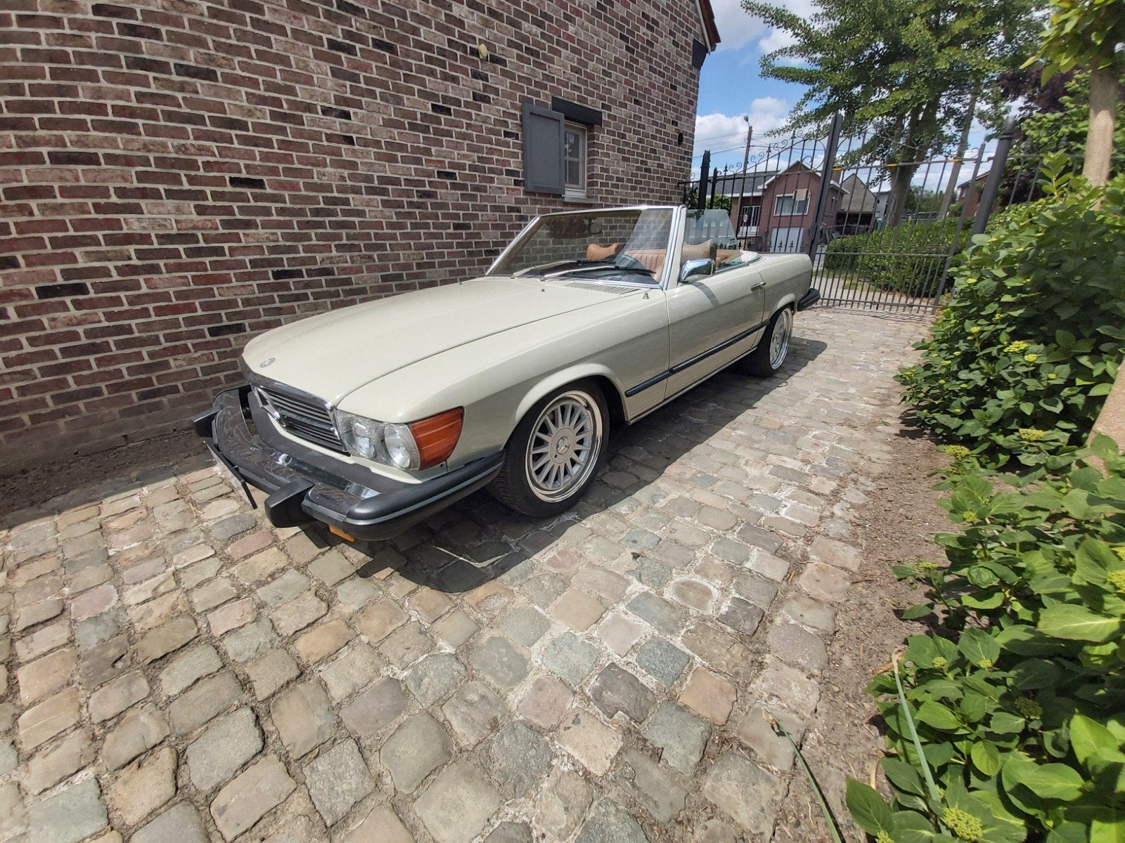 Mercedes r107 450sl, Autos, Cuir, Achat, Cabriolet, Beige