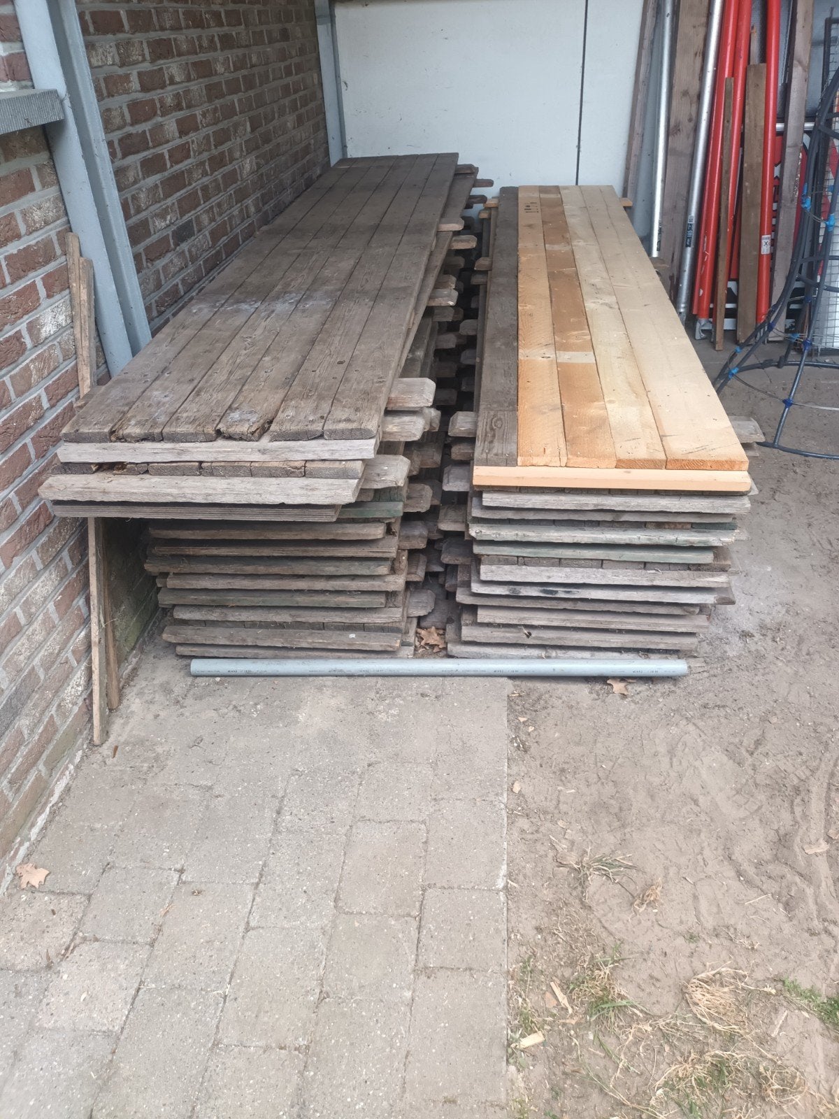plankenvloer, Tuin en Terras, Tegels en Klinkers, Ophalen