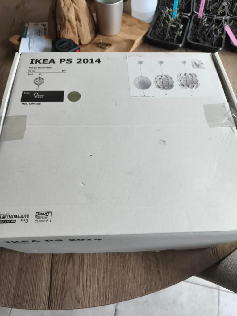 Ikea ps 2014 lamp David Wahl 52 cm, Enlèvement