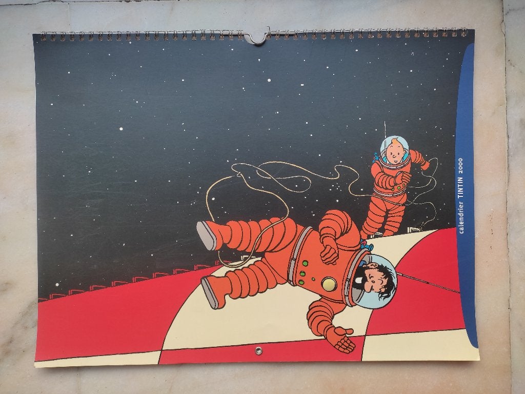 Tintin : calendrier 2000 (neuf)., Enlèvement ou Envoi, Tintin, Comme neuf, Ustensile