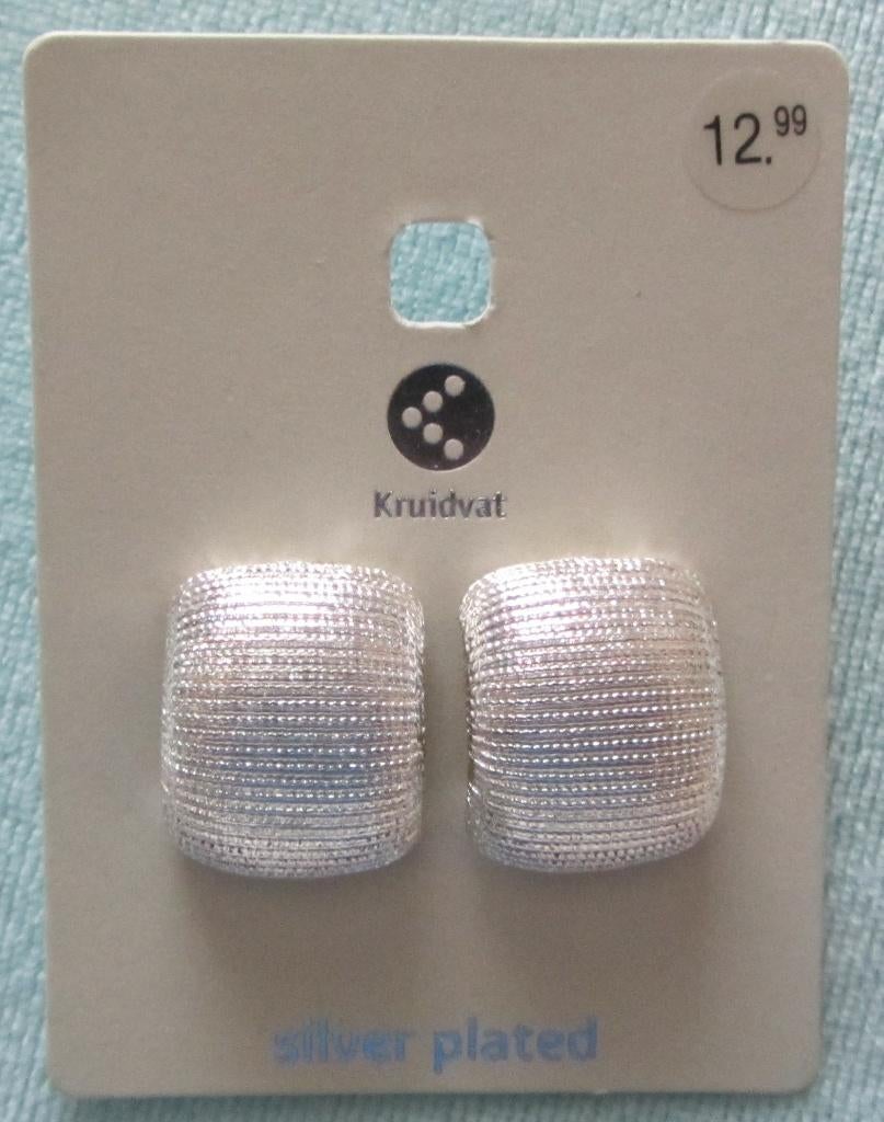 Oorringen - Verzilverd - Nieuw !, Bijoux, Sacs & Beauté, Boucles d'oreilles, Enlèvement ou Envoi, Autres matériaux, Argent, Neuf
