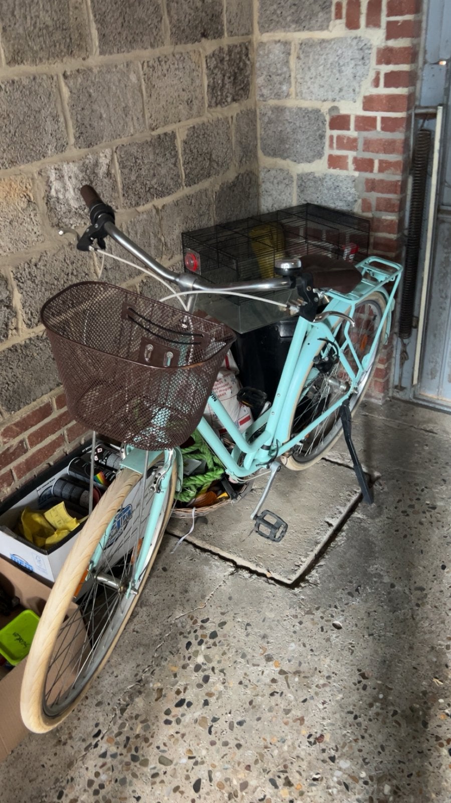 stadsfiets damen van decathlon nieuw!, Ophalen, Zo goed als nieuw