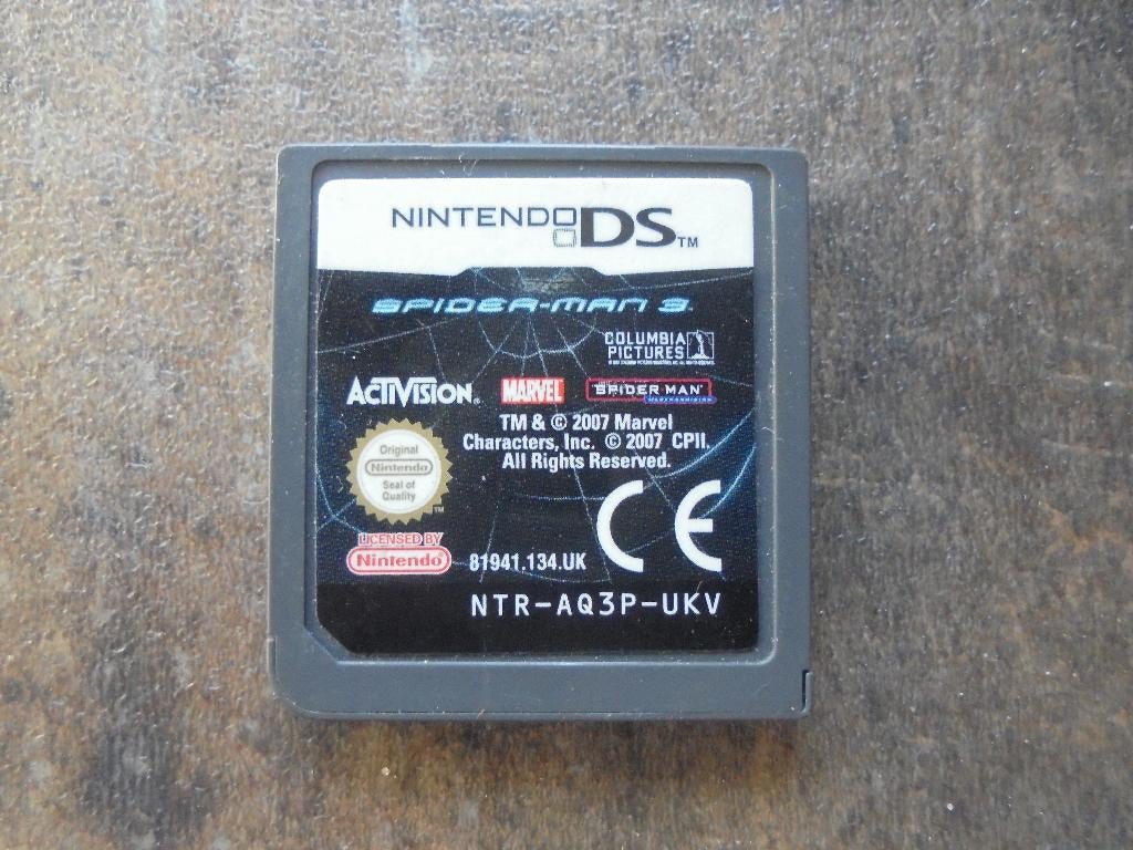 Spider-Man 3 voor DS (zie foto's), Avontuur en Actie, Gebruikt, 1 speler, Ophalen of Verzenden