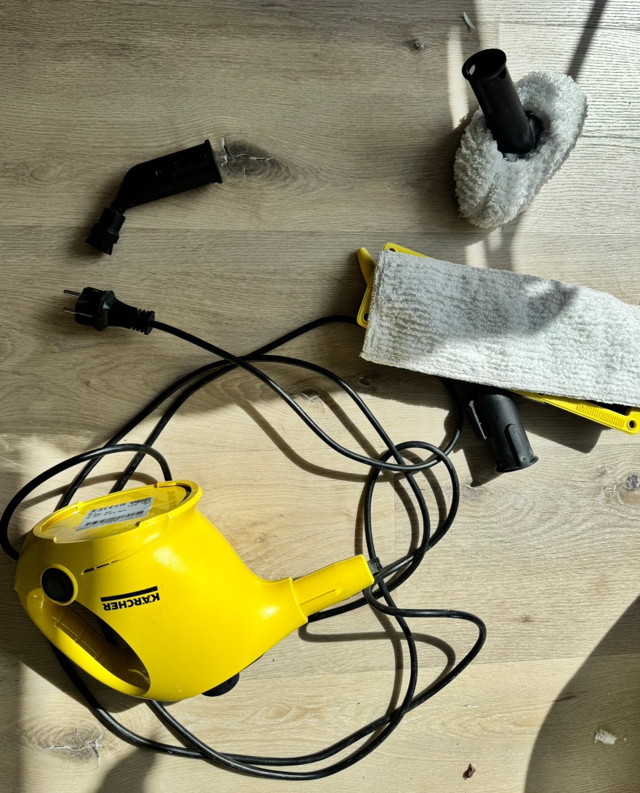 Nettoyeur vapeur Kärcher avec accessoires, Electroménager, Vapeurs, Enlèvement, Utilisé, Nettoyeur à vapeur