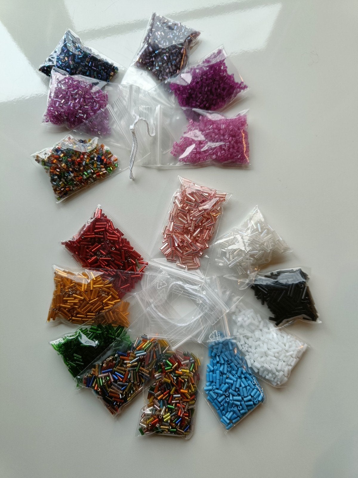 Perles de rocaille, perles de verre, perles 111#, Hobby & Loisirs créatifs, Fabrication de Perles & Bijoux, Enlèvement ou Envoi