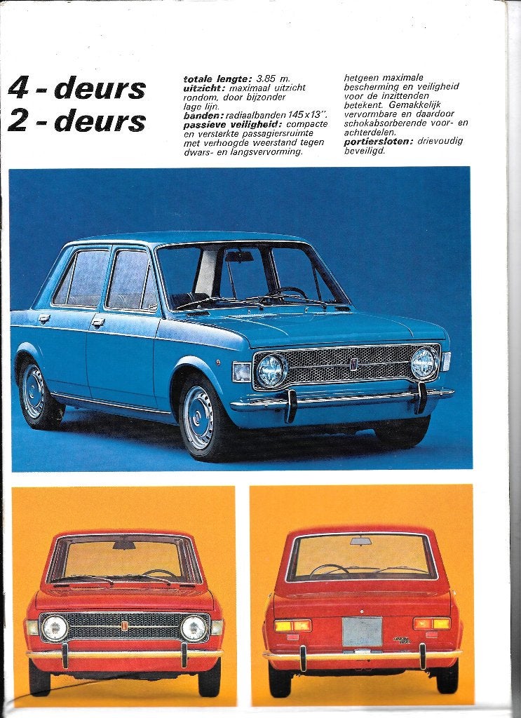 FIAT 128,  1970, Boeken, Ophalen of Verzenden, Zo goed als nieuw, Overige merken