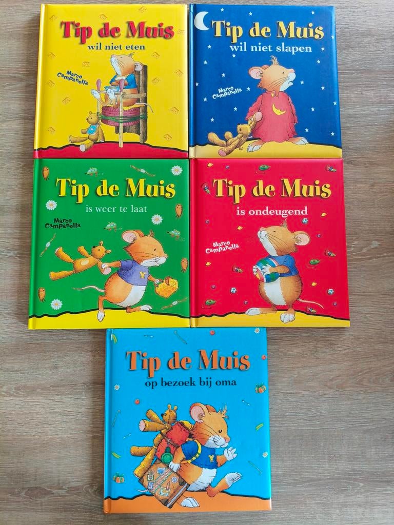 Boekjes Tip de Muis - 5 stuks, Enlèvement ou Envoi, Utilisé