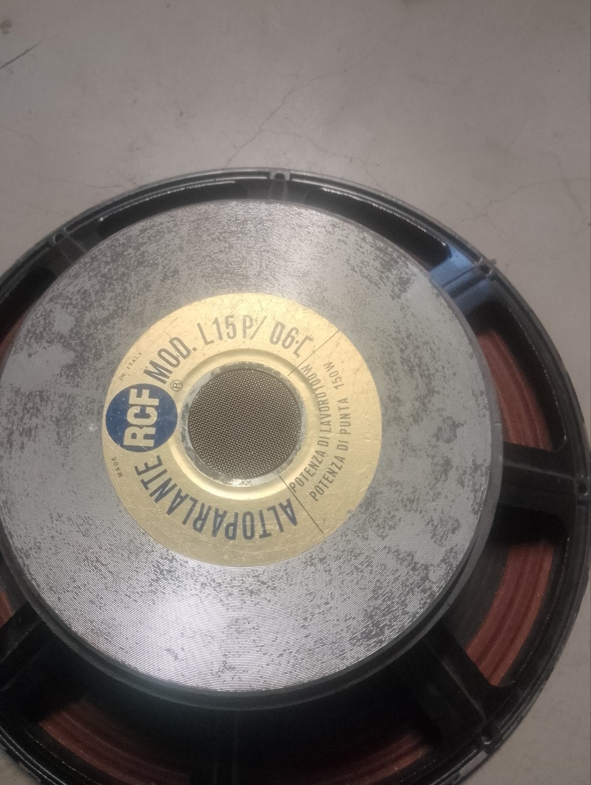 RCF L15P/06C setje vintage, Enlèvement