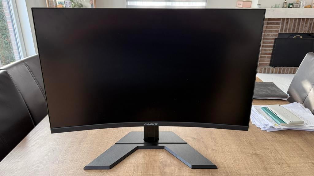 LCD GAMINGMONITOR GIGABYTE G32QC, Ophalen of Verzenden, Zo goed als nieuw