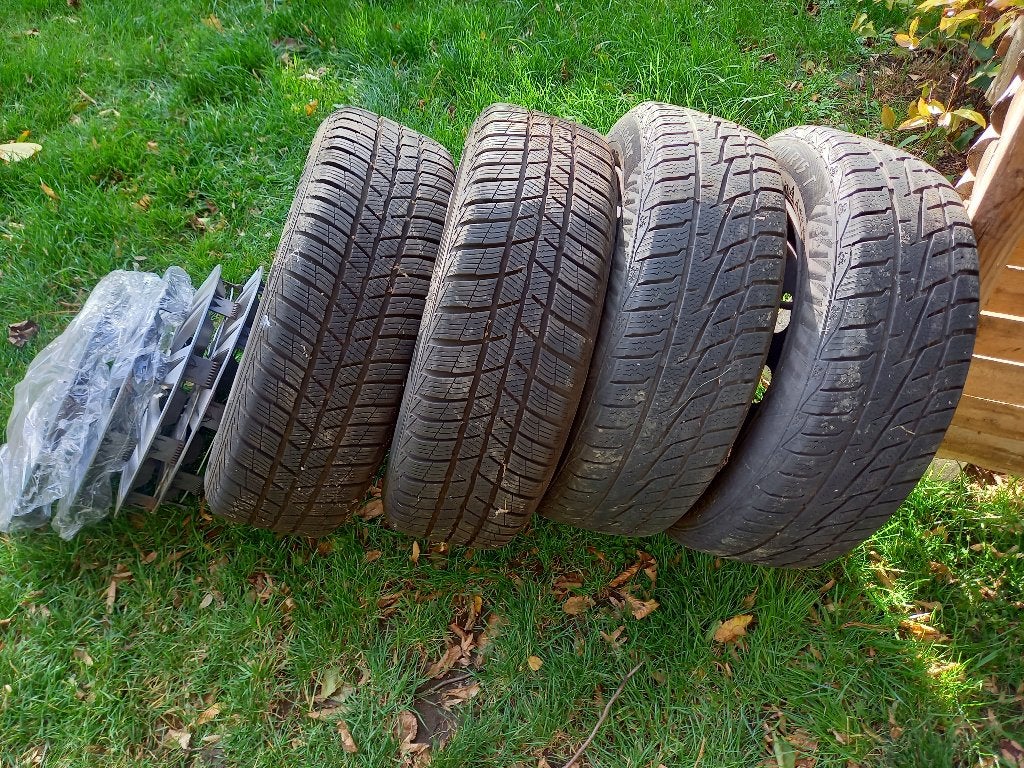 roues et chaines hiver, Enlèvement, Utilisé