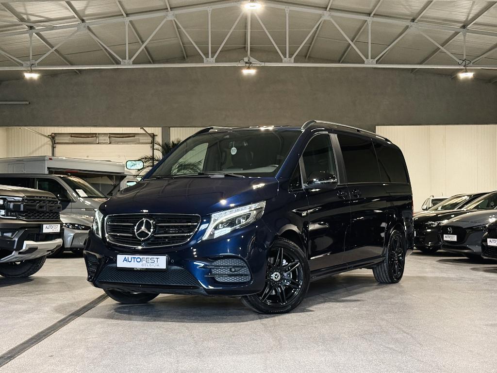 Mercedes-Benz V250d AMG-Line | Dubbele Cabine - Garantie, Auto's, Mercedes-Benz, Monovolume, 2500 kg, Leder, Bedrijf