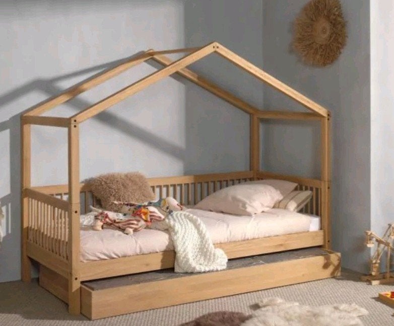 Pépinière complète en chêne complet - Vipack, Enfants & Bébés, Chambre d'enfant | Lits superposés & Lits mezzanines, Comme neuf