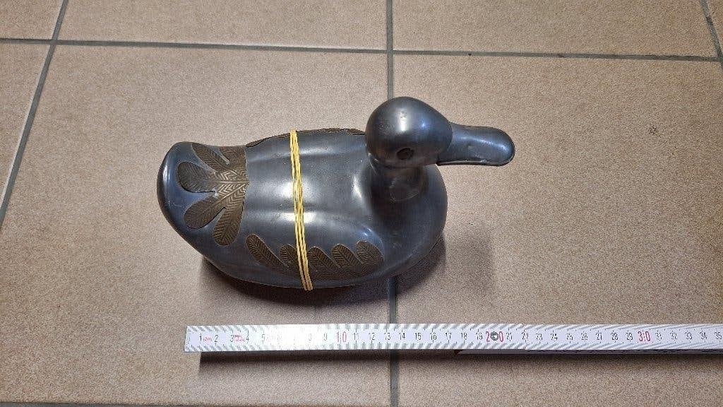 Tinnen eend vintage, Antiek en Kunst, Antiek | Tin, Ophalen of Verzenden