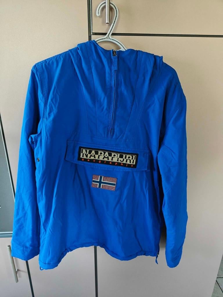 Napapijri Rainforest Heren Anorak Blauw - Maat L, Kleding | Heren, Jassen | Winter, Ophalen, Maat 52/54 (L), Blauw, Napapijri