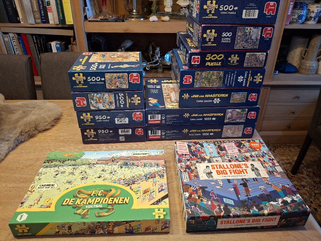 13 puzzels, Ophalen