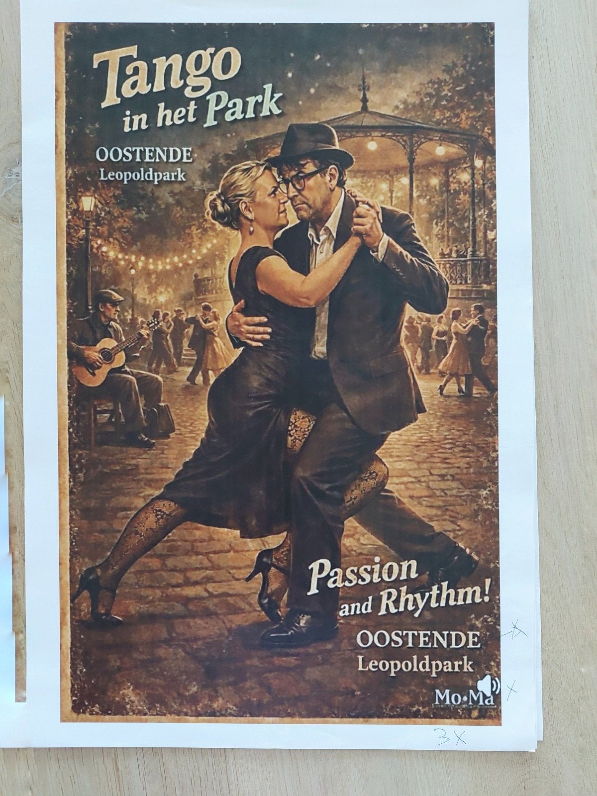 Retro affiche Oostende, Collections, Posters & Affiches, Enlèvement ou Envoi