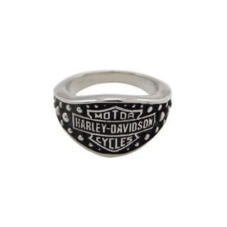 Harley Davidson Motorcycles bikerring in chirurgisch staal, Ophalen of Verzenden, Nieuw, IJzer of Staal, Dame of Heer
