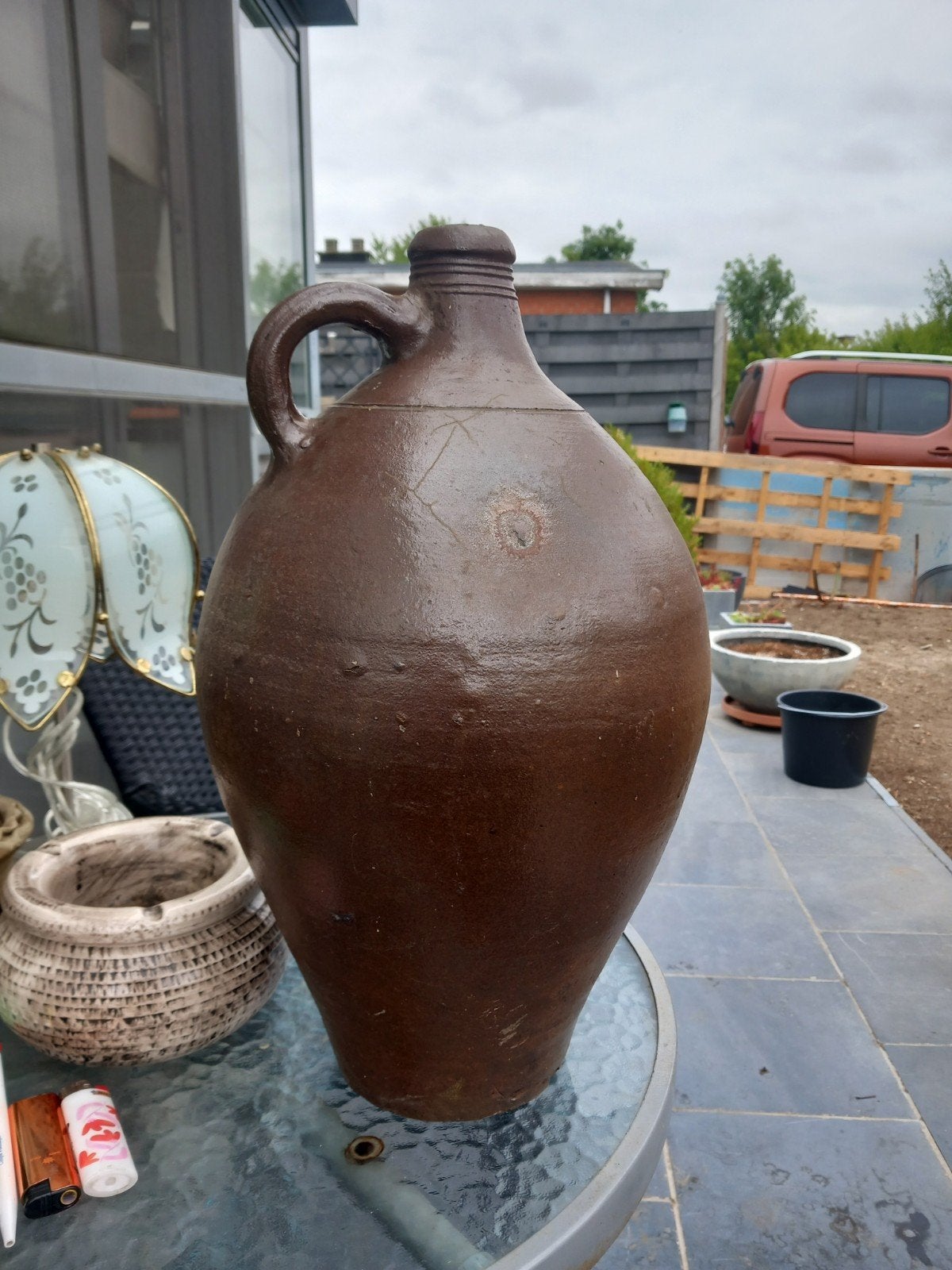 bouteilles en terre cuite, Jardin & Terrasse, Enlèvement