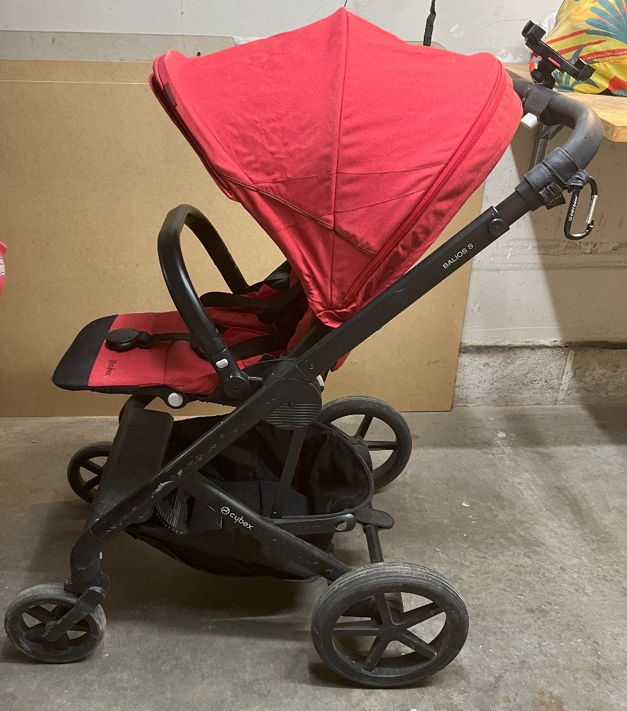 Poussette Cybex + Maxi-Cosi + Protection pluie, Enlèvement, Utilisé, Poussette, Autres marques