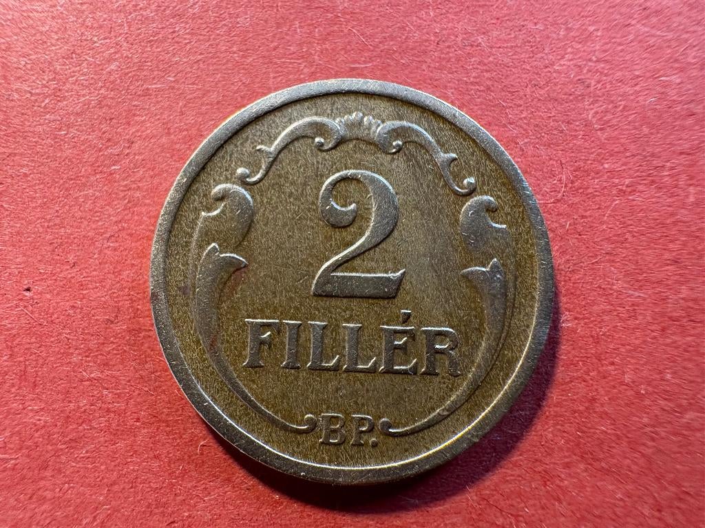 Hongrie - 2 filler 1938 (#248#), Timbres & Monnaies, Monnaies | Europe | Monnaies non-euro, Monnaie en vrac, Hongrie, Enlèvement ou Envoi