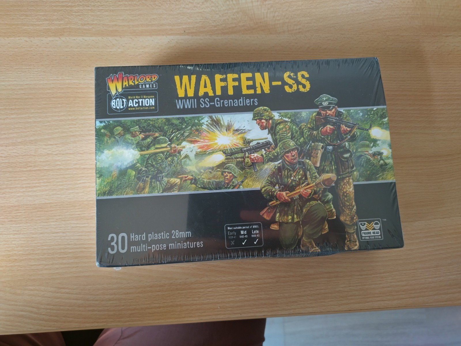 Warlord games: waffen-SS grenadiers van 28 mm (bolt action), Ophalen