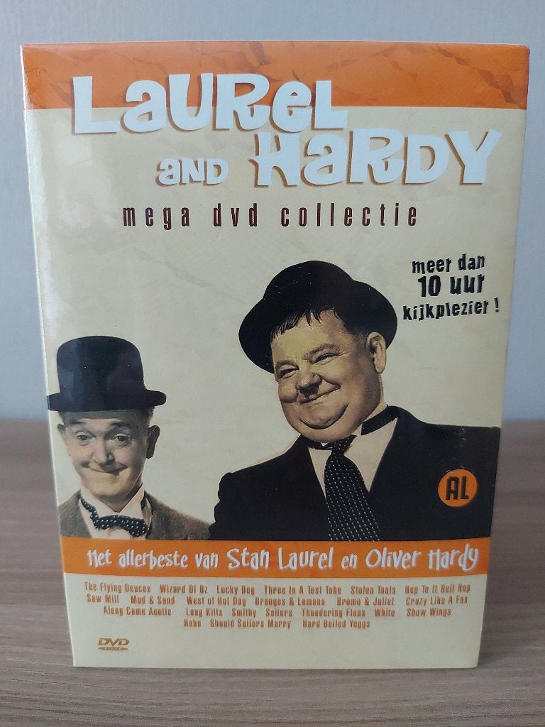 Mega DVD collectie van Laurel and Hardy, Alle leeftijden, Ophalen, Nieuw in verpakking, Klassieker