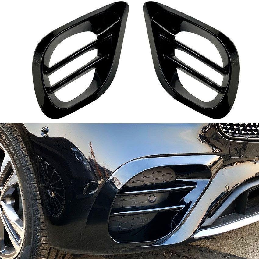 Bumper Grill Spoiler Zwart Voor MB E Klasse W213 A238 C238 A, Verzenden
