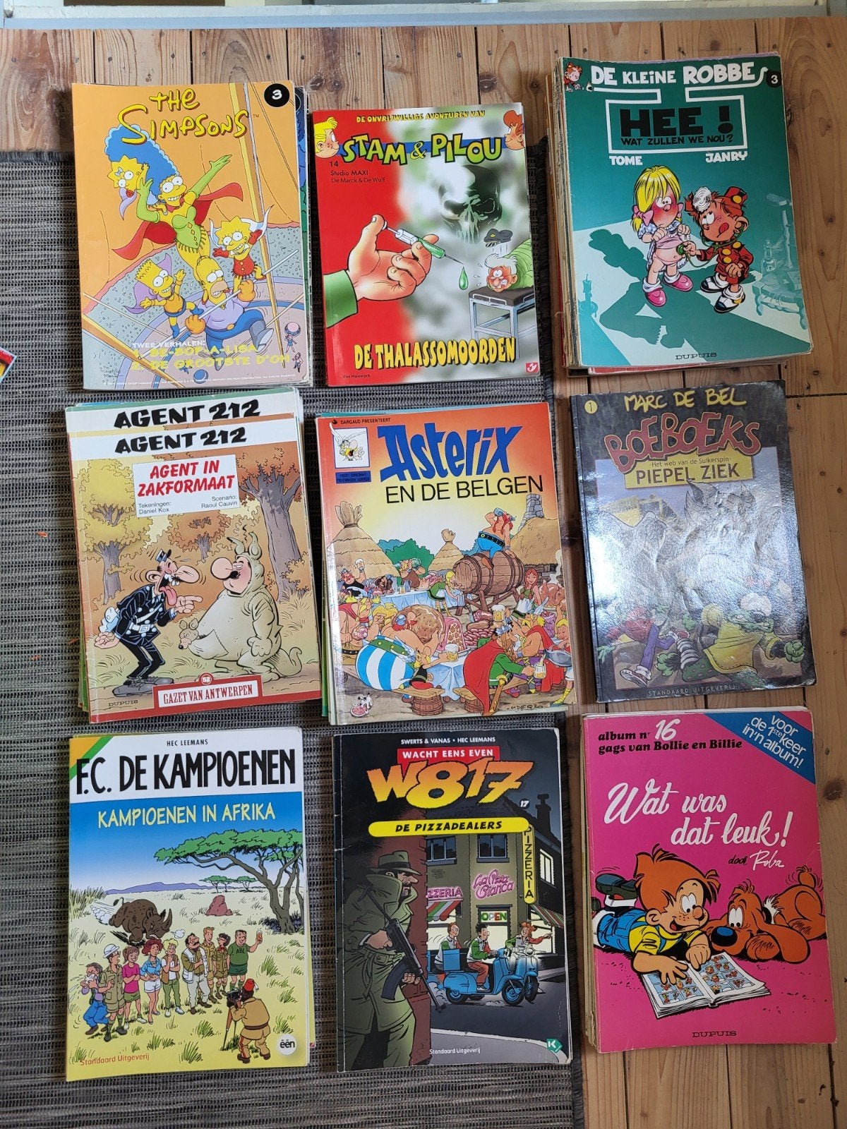 Allerhande strips: Bollie en Billie, Asterix en Obelix,..., Boeken, Ophalen
