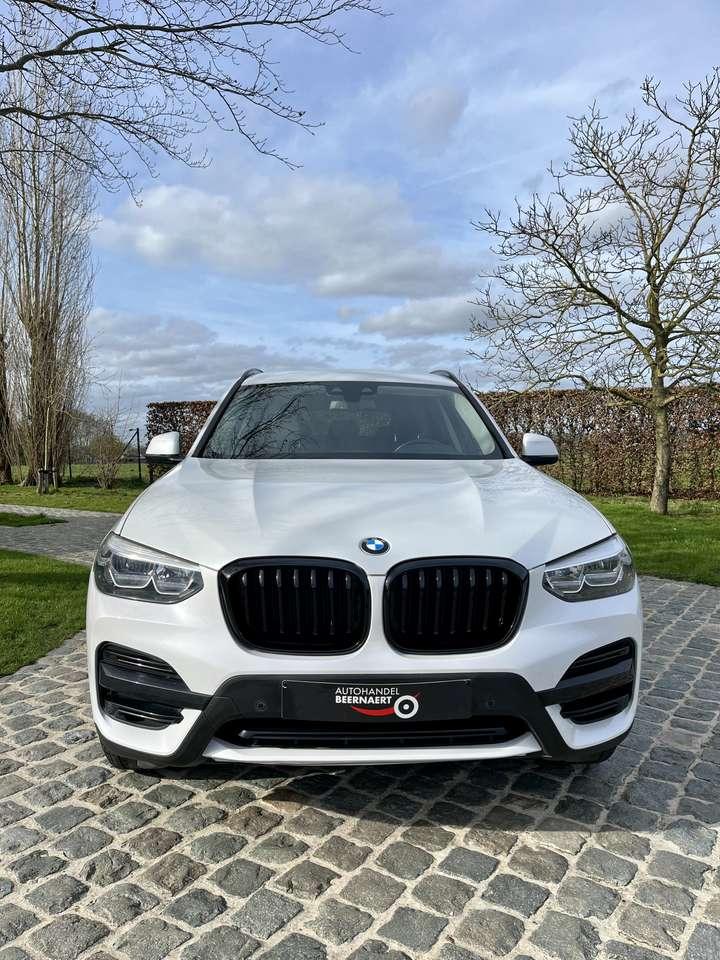 BMW X3 2.0 d sDrive/Leder/nav/pdc/cruise/garantie, Auto's, 1995 cc, Zwart, 4 cilinders, Wit