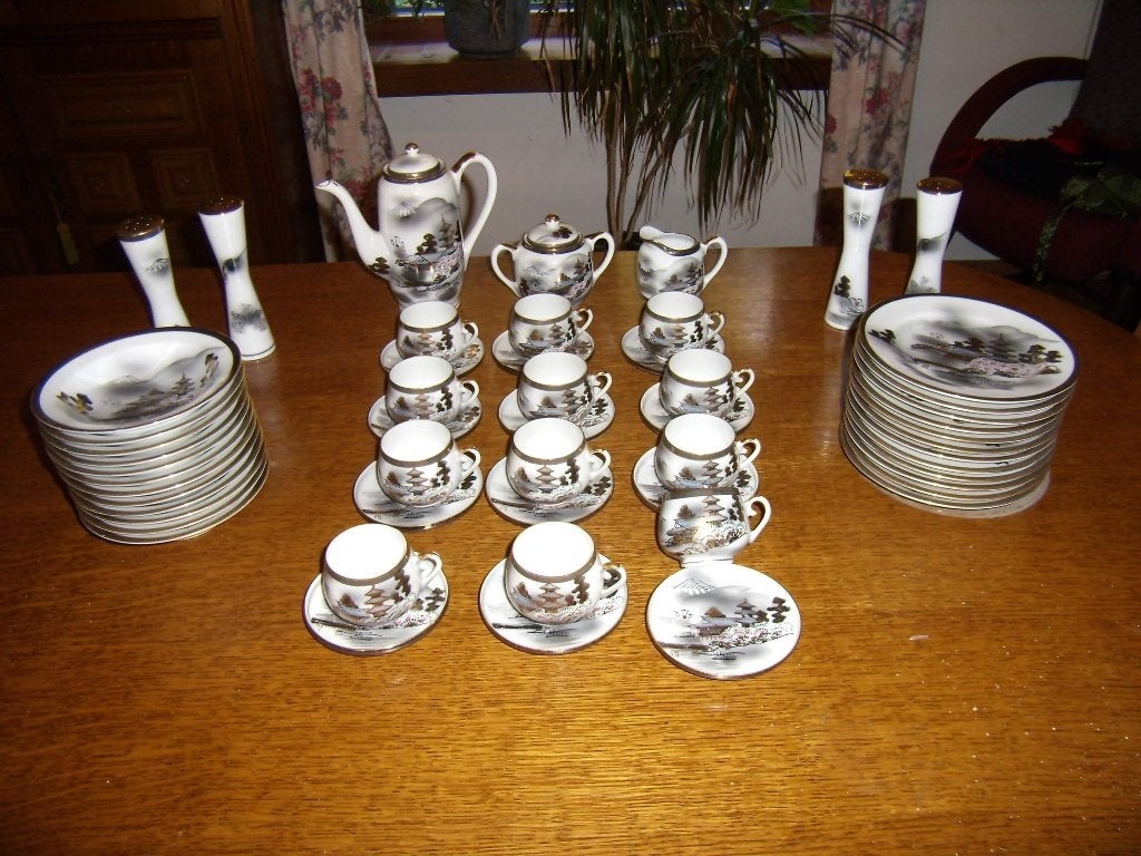 Japans Kutani servies, Ophalen