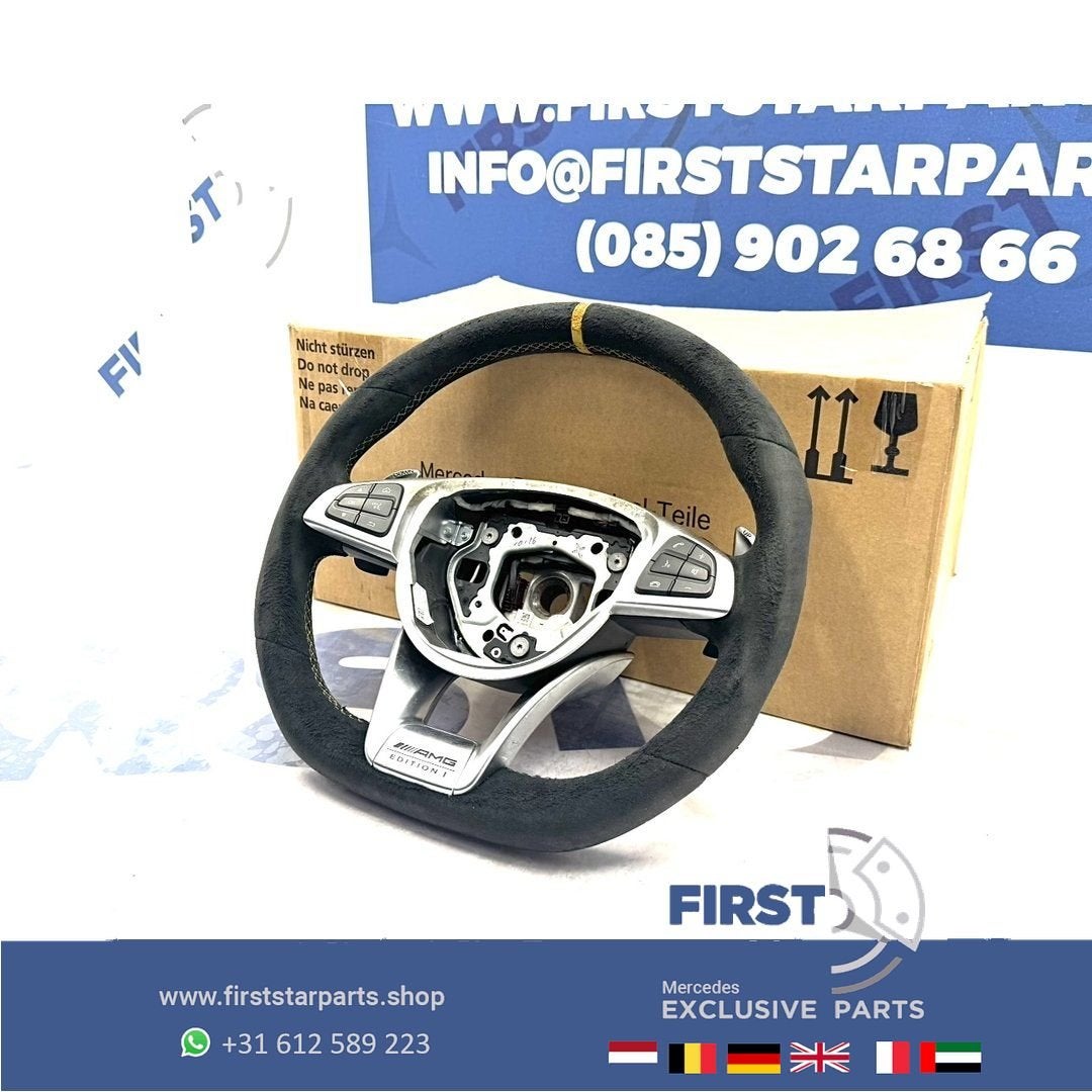 W205 C63 W253 GLC63 AMG STUUR EDITION 1 GELE STIK C GLC 63 K, Utilisé, -, -, Enlèvement ou Envoi