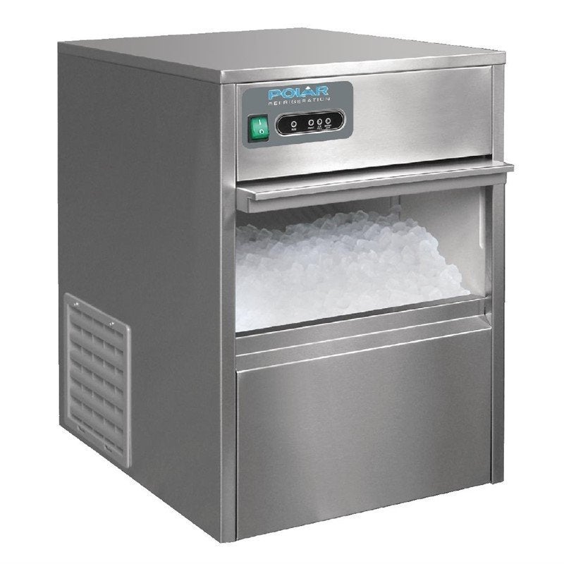 Polar ijsblokjesmachine 20kg T316, Ophalen