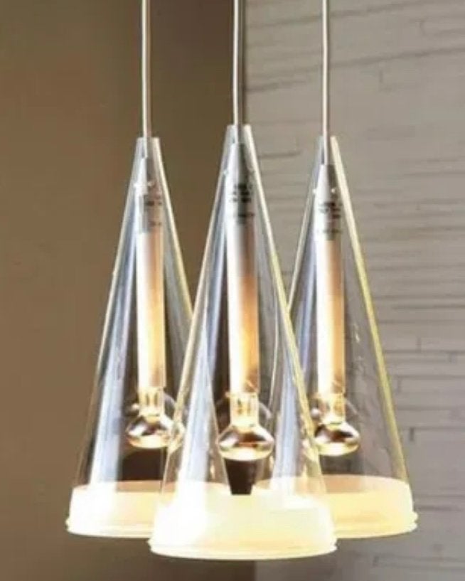 Suspensions design Flos Fuchsia 3, verre, Maison & Meubles, Lampes | Suspensions, Enlèvement, Comme neuf, Verre