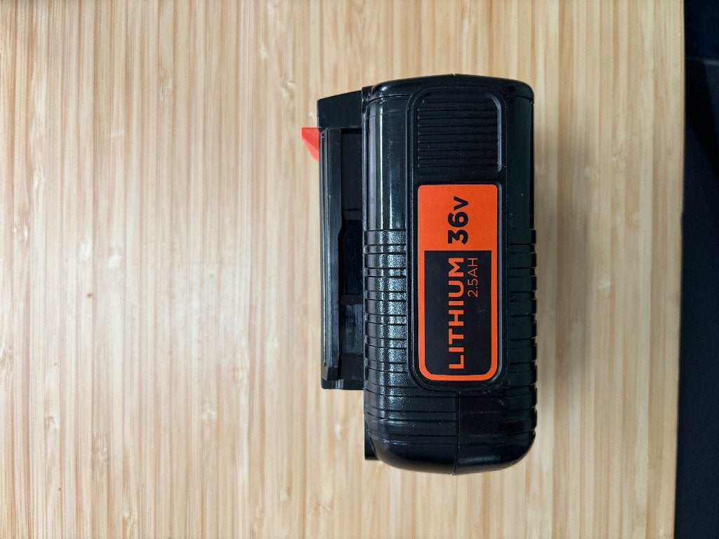 batterie Back+Decker 36V 2,5 Ah + Chargeur, Enlèvement ou Envoi, Comme neuf