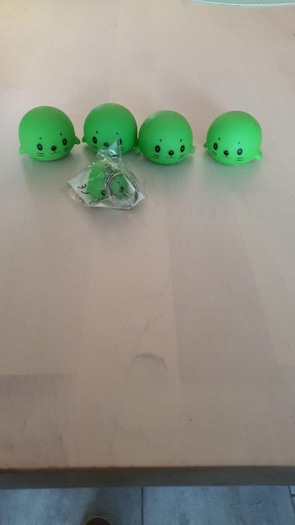 Zeehondjes limoengroen collectie UITVERKOOP, Ophalen of Verzenden, Nieuw, Kraamcadeau