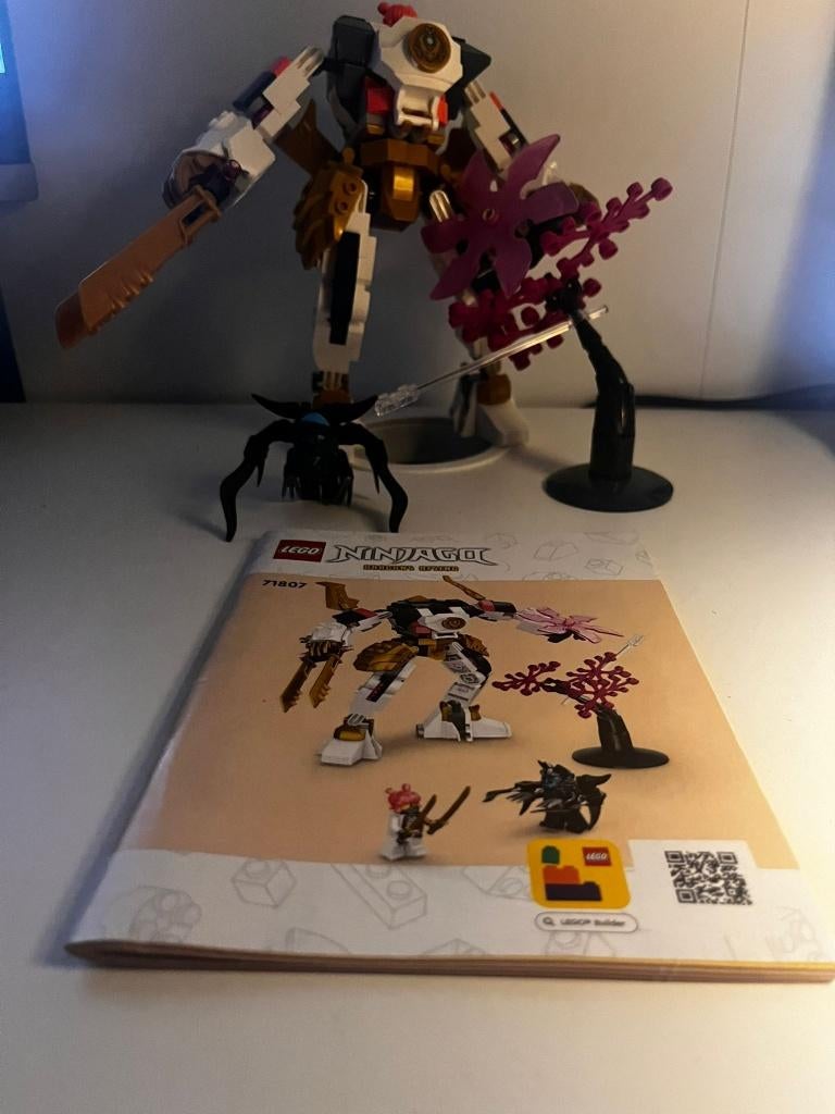 LEGO Ninjago 71807 Sora's elementaire techmecha, Ophalen, Lego, Compleet, Zo goed als nieuw