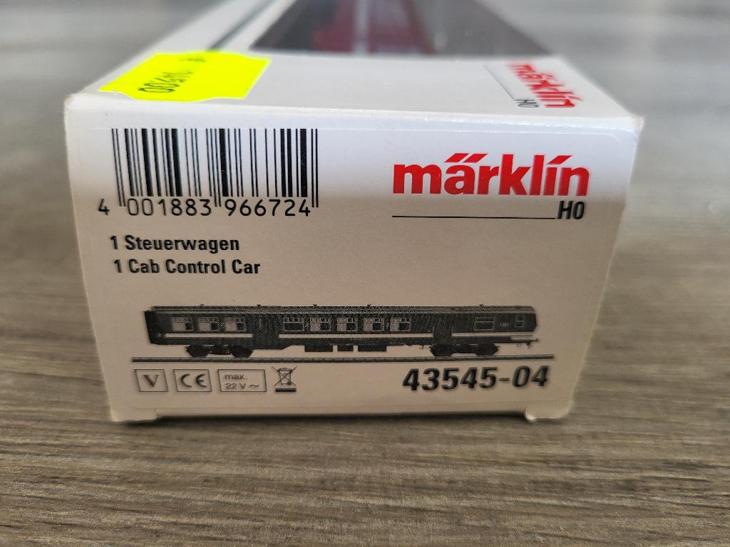Märklin 43545-04 M2 avec poste de direction, Neuf, Enlèvement ou Envoi, Courant alternatif, Wagon
